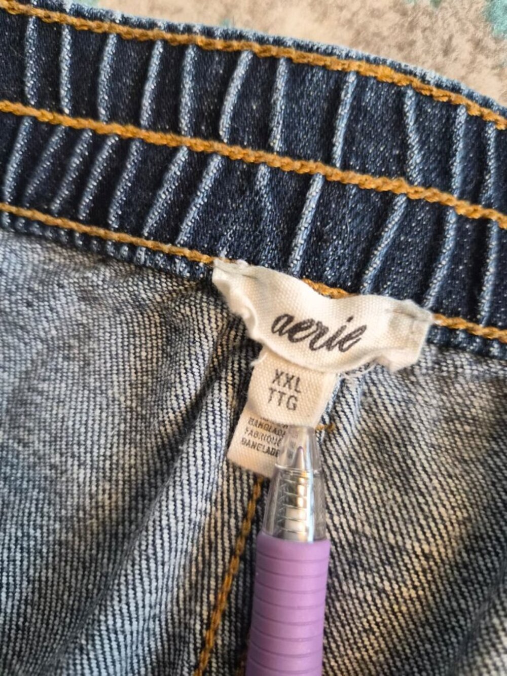Aerie high waist cutoff shorts - Picture 2 of 3